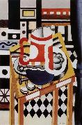 Fernard Leger The still life having water bottle oil on canvas